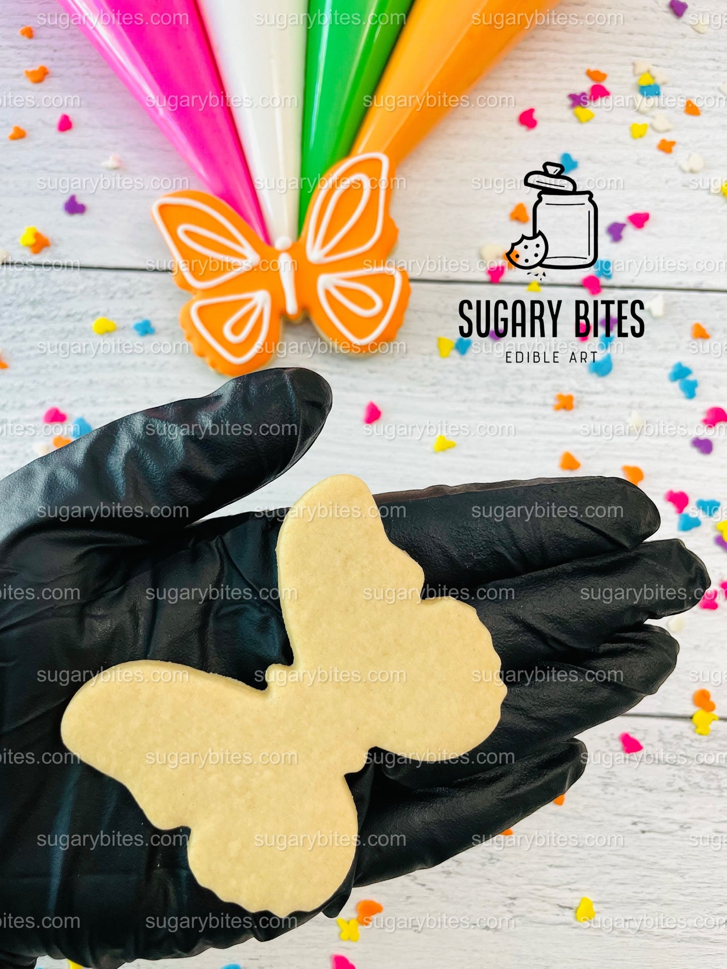 Easter Cookie Decorating Kit, DIY Spring Sugar Cookie Decorating Kit, **INCLUDES 24 ITEMS**, (Large Cookies)… with Free Bonus!!!