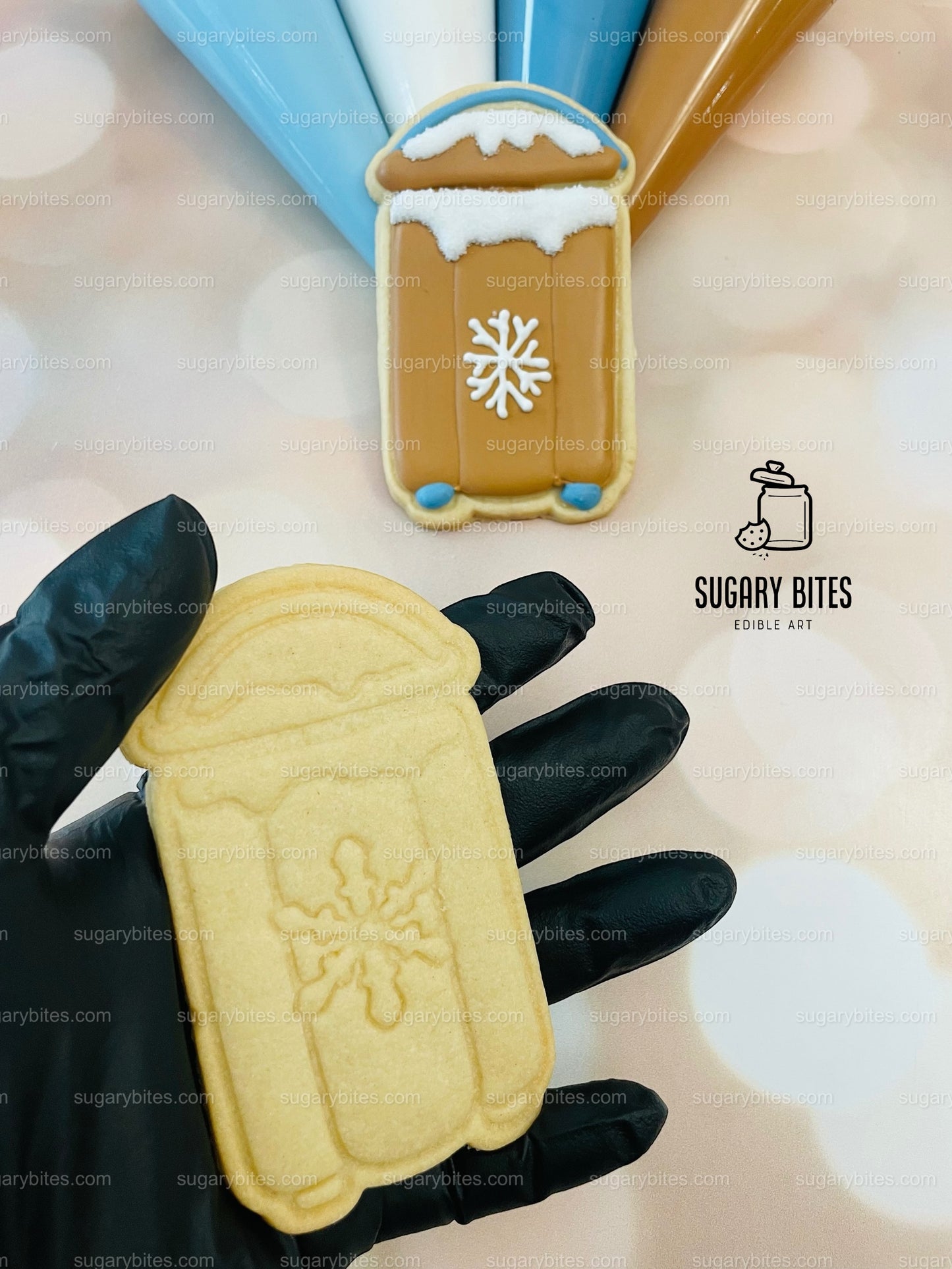 Winter Cookie Decorating Kit, Winter DIY Cookie Kit, (Large Cookies) ***INCLUDES 24 ITEMS*** With 4 Icing Bags & 3 Deluxe Sprinkle!!