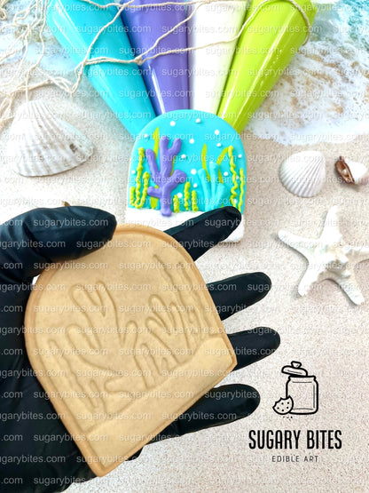 Mermaid Cookie Decorating Kit, *INCLUDES 24 ITEMS* (Large Cookies) …… with 4 ICING bags and 3 Deluxe Sprinkles