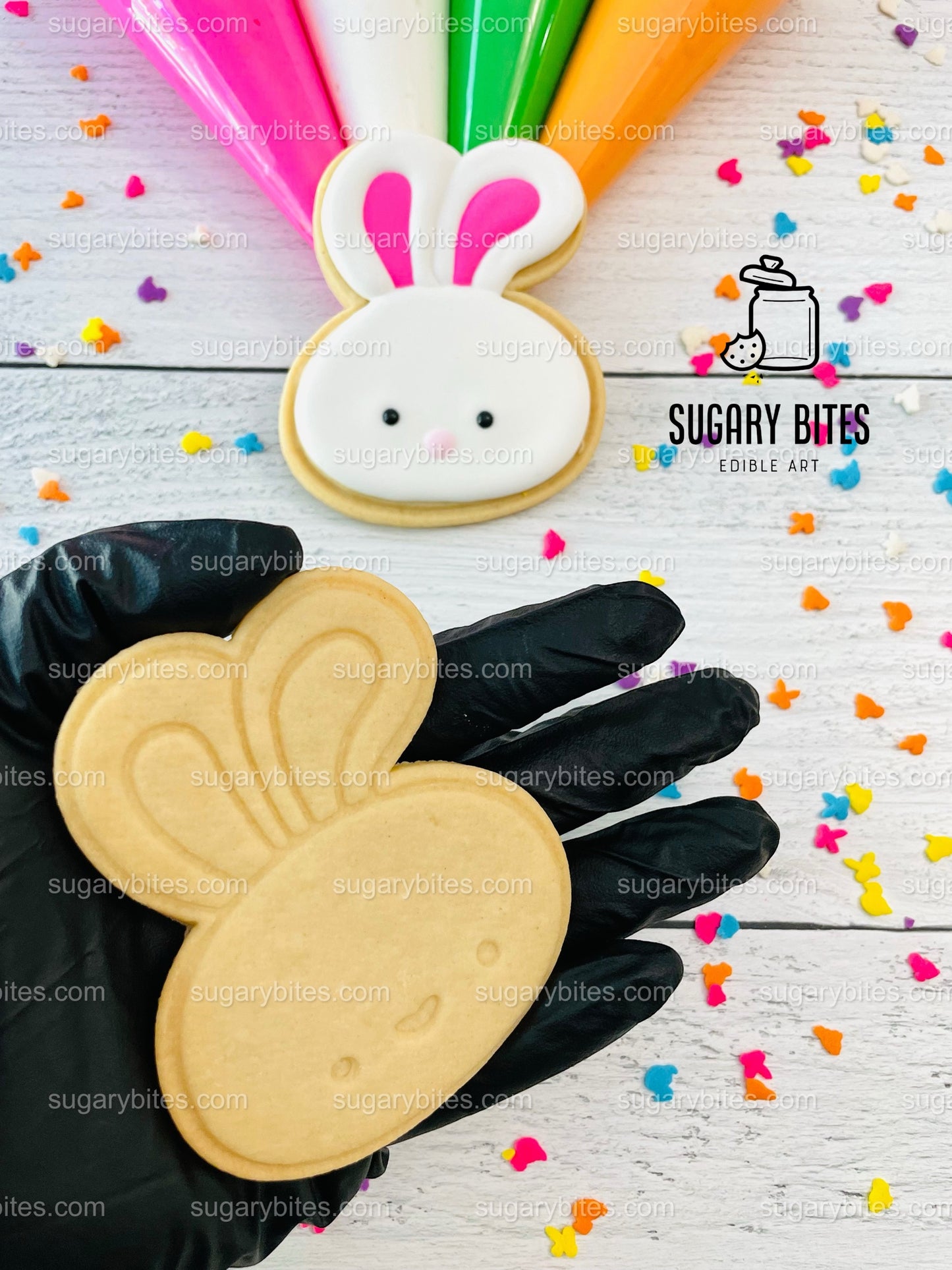 Easter Cookie Decorating Kit, DIY Spring Sugar Cookie Decorating Kit, **INCLUDES 24 ITEMS**, (Large Cookies)… with Free Bonus!!!