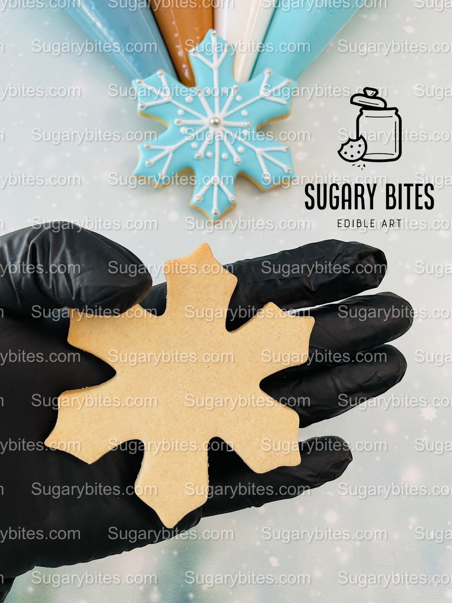 Winter Cookie Decorating Kit, Winter DIY Cookie Kit, (Large Cookies) ***INCLUDES 24 ITEMS*** With 4 Icing Bags & 3 Deluxe Sprinkle!!