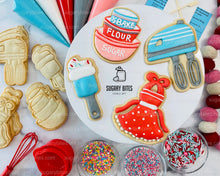 Load image into Gallery viewer, Baking Themed Cookie Decorating Kit, DIY Baking Sugar Cookie Kit, **INCLUDES 24 ITEMS**, (Large Cookies)… with Deluxe Sprinkles!!!

