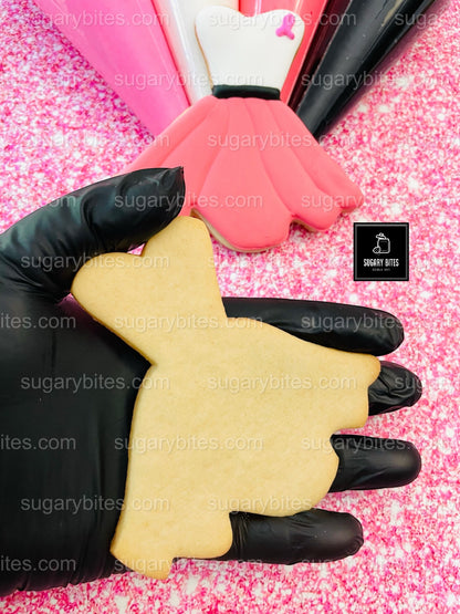 Pink DIY Cookie Kit | Sugar Vanilla Decorate-Your-Own Cookies | Pink Ribbon Fundraiser Gift Set | (Large Cookies) ***INCLUDES 24 ITEMS*** With 4 Icing Bags & 3 Deluxe Sprinkle!!