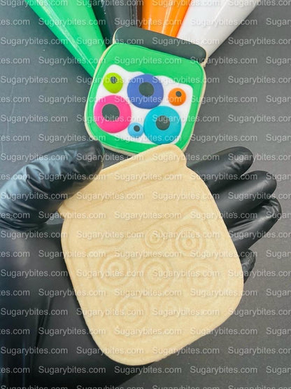 Halloween Cookie Decorating Kit, DIY Cookie Kit, (Large Cookies) ***INCLUDES 25 ITEMS*** With 4 Icing Bags & 4 Deluxe Sprinkle!