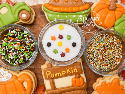 Fall Cookie Decorating Kit, Thanksgiving Cookie Kit, Pumpkin Cookie Kit, Autumn Baking Activity, DIY Family Party, Kids Holiday Gift