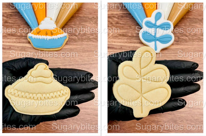 Fall Cookie Decorating Kit, Fall DIY Cookies Kit, (Large Cookies), **INCLUDES 24 ITEMS**, with 4 Icing Bags and 3 Sprinkles!