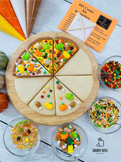 Fall Pie Cookie Decorating Kit, Pumpkin Pie Cookies, ***INCLUDES 24 ITEMS*** (Large Cookies) …This kit is a limited production edition!!!
