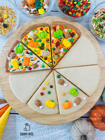 Fall Pie Cookie Decorating Kit, Pumpkin Pie Cookies, ***INCLUDES 24 ITEMS*** (Large Cookies) …This kit is a limited production edition!!!