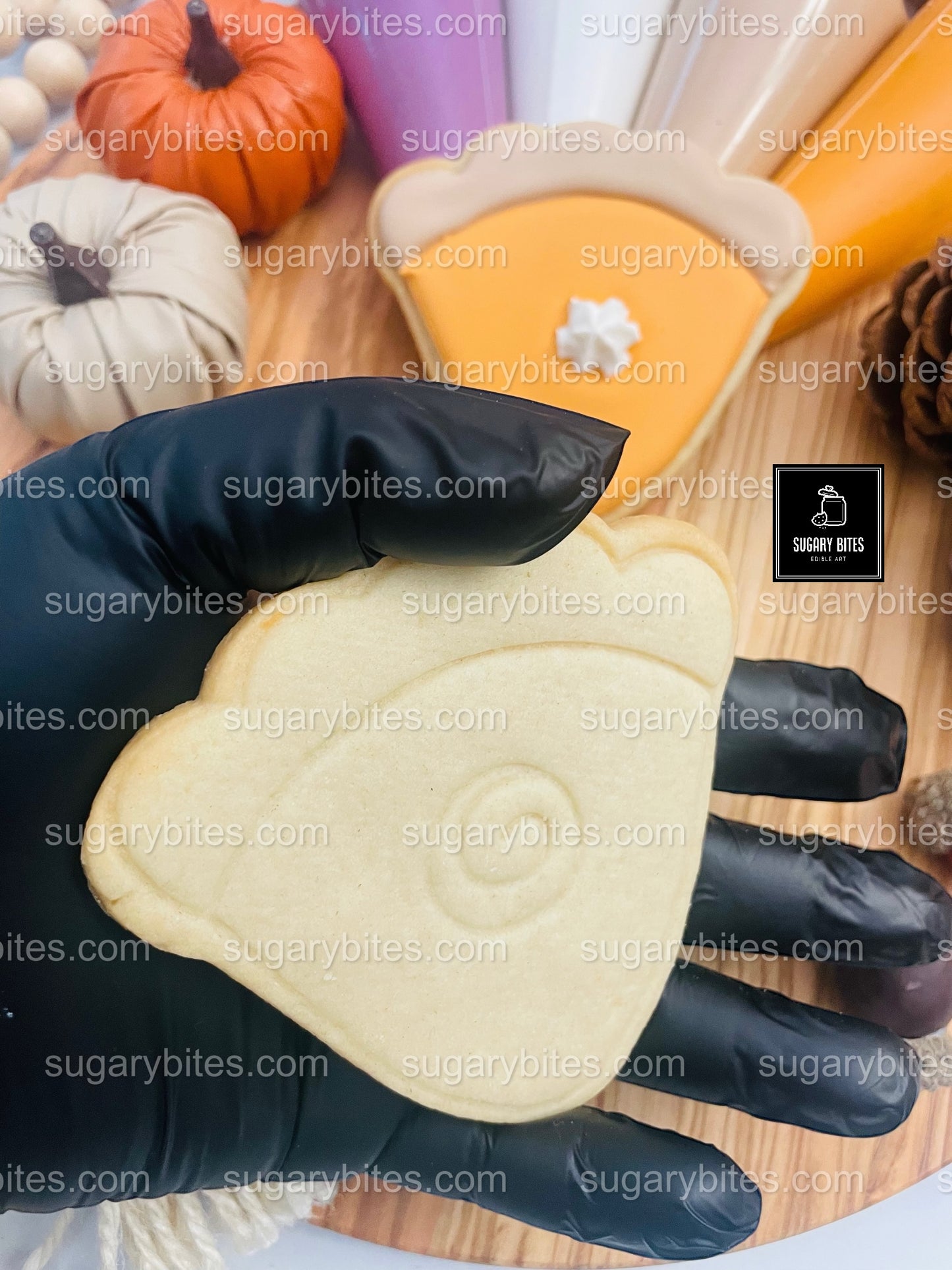 Fall Cookie Decorating Kit, Thanksgiving DIY cookie kit **INCLUDES 24 ITEMS* Zoom Party Favors, Assorted Shaped Cookie Kit, (Large Cookies)