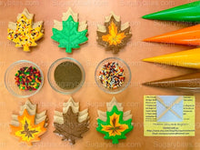 Load image into Gallery viewer, Fall Cookie Decorating Kit, Fall DIY Cookie Kit, ***INCLUDES 24 ITEMS*** (Large Cookies) … With 4 Icing Bags and Deluxe Sprinkles!
