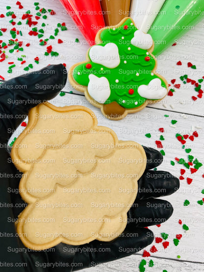 Christmas Cookie Decorating Kit, Christmas DIY Cookie Kit, (Large Cookies), ***INCLUDES 25 ITEMS*** With 5 Icing Bags & 3 Deluxe Sprinkles!