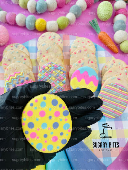 Easter Cookie Decorating Kit, DIY Spring Sugar Cookie Decorating Kit, **INCLUDES 24 ITEMS**, (Large Cookies)… with Deluxe Sprinkles!!!