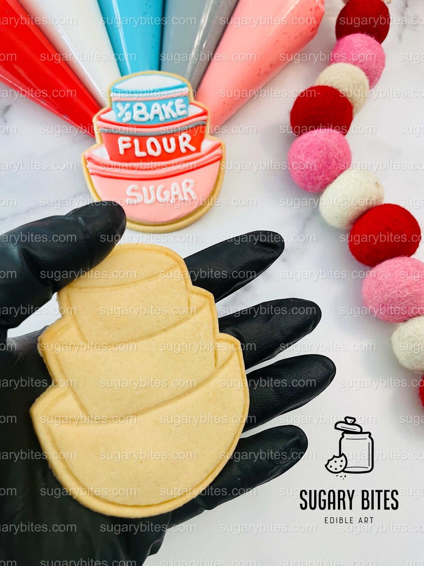 Baking Themed Cookie Decorating Kit, DIY Baking Sugar Cookie Kit, **INCLUDES 24 ITEMS**, (Large Cookies)… with Deluxe Sprinkles!!!