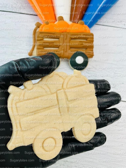 Fall Cookie Decorating Kit, ***INCLUDES 24 ITEMS*** Zoom Party Favors, Assorted Shaped Cookie Kit, (Large Cookies)!