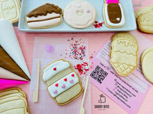 Load image into Gallery viewer, Sweet Treat Cookie Decorating Kit, Sweet Treat DIY cookie kit , **INCLUDES 24 ITEMS**, (Large Cookies), Deluxe Sprinkles Included!
