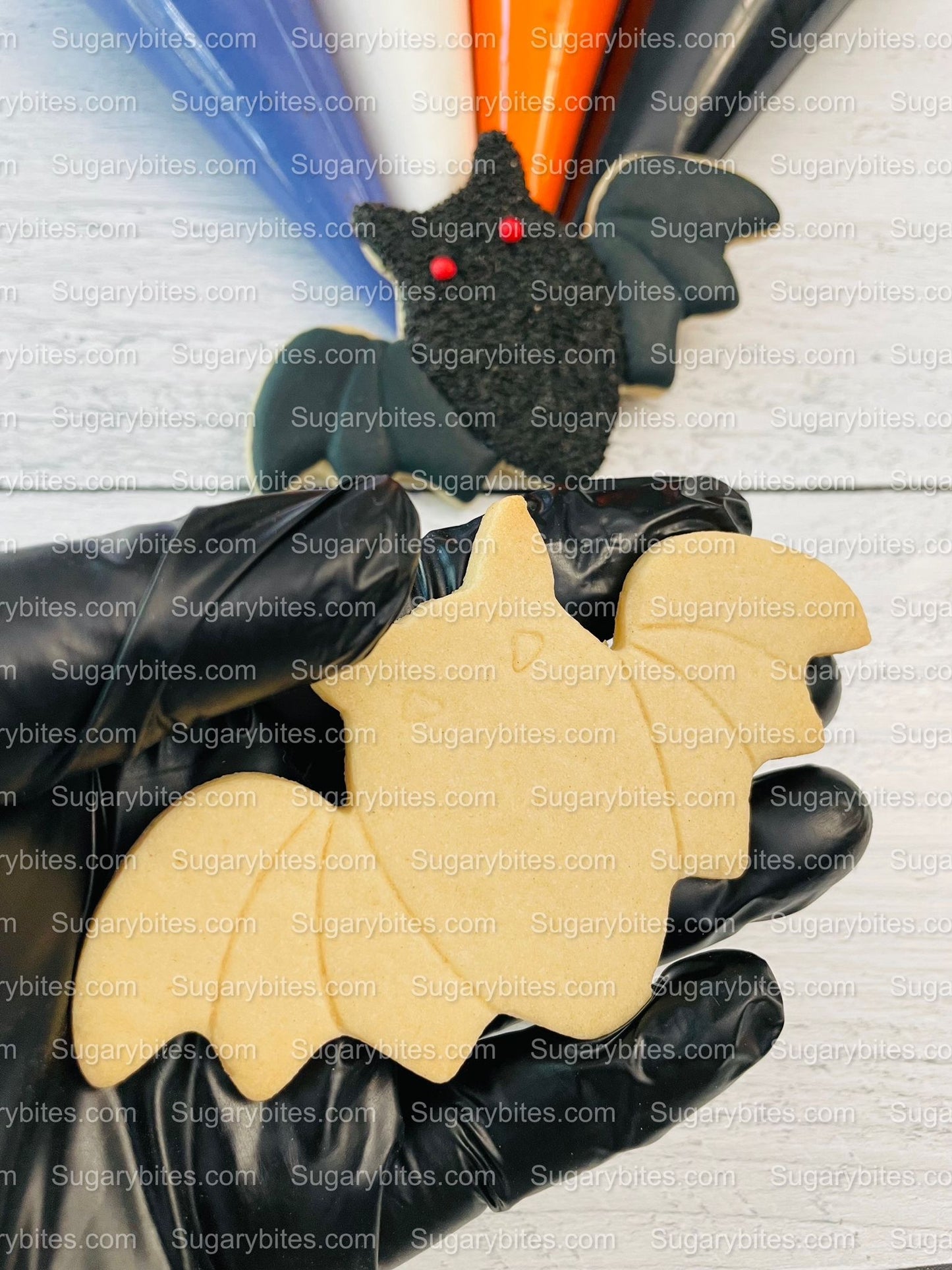 Halloween Cookie Decorating Kit, DIY Cookie Kit, (Large Cookies) ***INCLUDES 24 ITEMS*** With 4 Icing Bags & 3 Deluxe Sprinkle!