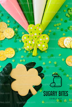 Load image into Gallery viewer, St Patrick’s Day Cookie Decorating Kit, St. Patrick’s Day DIY Cookie Kit, **INCLUDES 24 ITEMS** (Large Cookies), Included Deluxe Sprinkles
