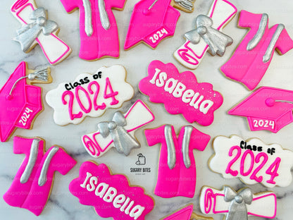 Graduation Cookies, Graduation Party, (Large Cookies), includes 12 decorated cookies!!