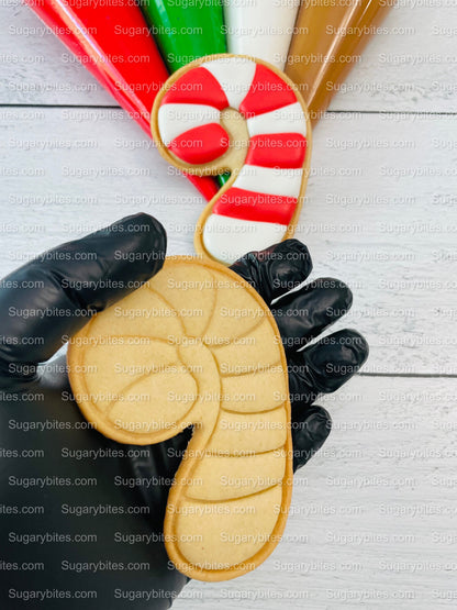 Christmas Cookie Decorating Kit, Christmas DIY Cookie Kit, (Large Cookies), ***INCLUDES 24 ITEMS*** W/ 3 Deluxe Sprinkles and 4 Icing Bags.