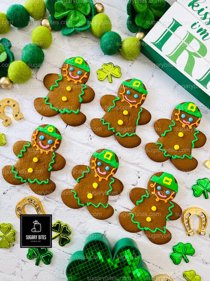 St. Patrick Cookies – 12 Hand-Decorated Cookies – Sugar Vanilla or Gluten-Free Option – Individually Sealed