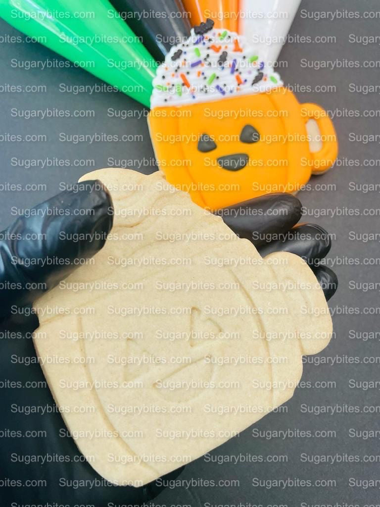 Halloween Cookie Decorating Kit, DIY Cookie Kit, (Large Cookies) ***INCLUDES 25 ITEMS*** With 4 Icing Bags & 4 Deluxe Sprinkle!