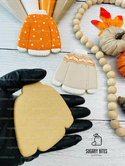 Fall Cookie Decorating Kit, ***INCLUDES 24 ITEMS*** Zoom Party Favors, Assorted Shaped Cookie Kit, (Large Cookies)