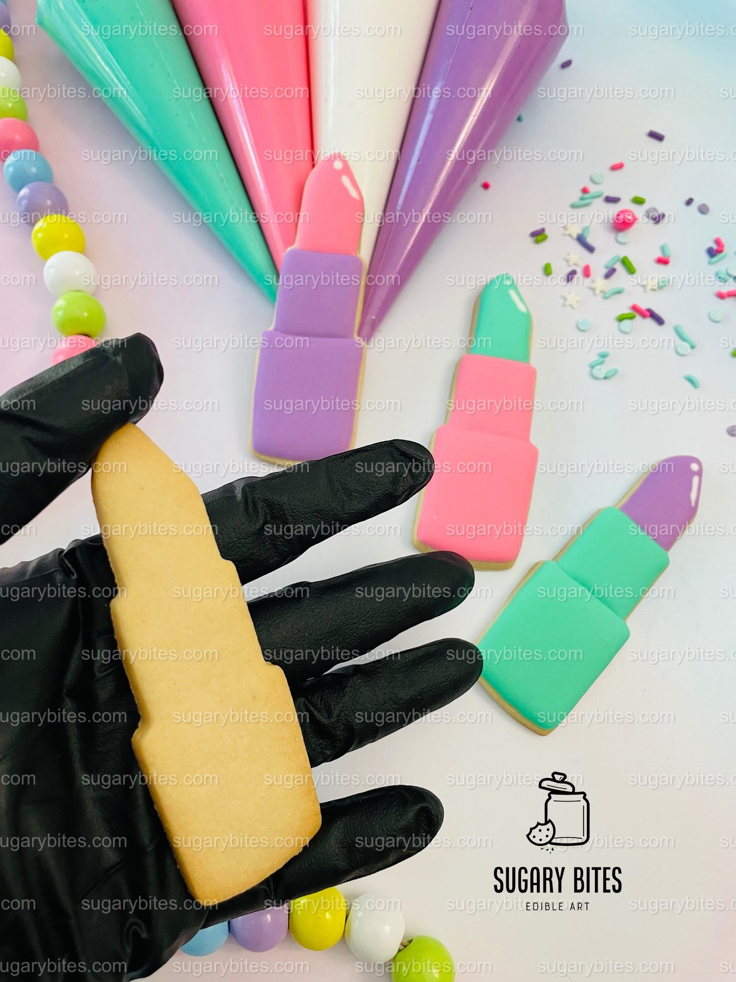 Pajama Party Cookie Decorating Kit, DIY Sleepover Sugar Cookie Kit, **INCLUDES 26 ITEMS**, (Large Cookies)… with Deluxe Sprinkles!!!