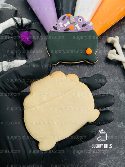 Halloween Cookie Decorating Kit, DIY Cookie Kit, (Large Cookies) ***INCLUDES 24 ITEMS*** With 4 Icing Bags & 3 Deluxe Sprinkles!!!
