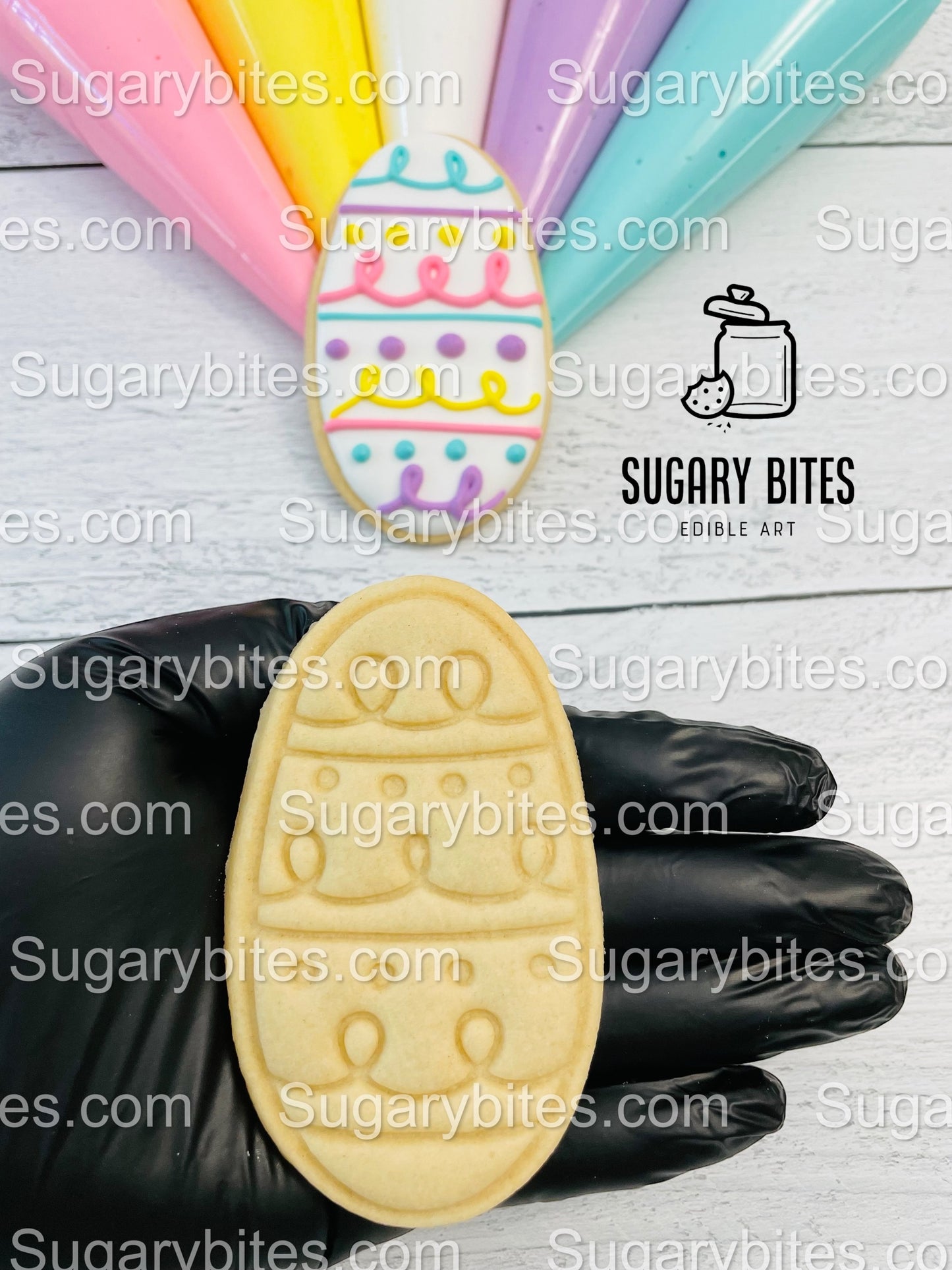 Easter Cookie Decorating Kit, Easter DIY Cookie Kit, **INCLUDES 25 ITEMS** (Large Cookies), Included Deluxe Sprinkles