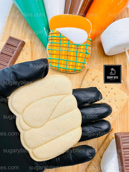 Camping Adventure Cookie Decorating Kit | DIY Cookie Set | Fun Family Activity | S’mores, Campfire, Tent Cookies | Party Favor Gift Box