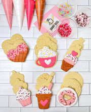 Load image into Gallery viewer, Sweet Treat Cookie Decorating Kit, Sweet Treat DIY cookie kit , **INCLUDES 24 ITEMS**, (Large Cookies), Deluxe Sprinkles Included with 4 Icing Bags!!!
