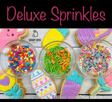 Load image into Gallery viewer, Easter Cookie Decorating Kit, Easter DIY Cookie Kit, **INCLUDES 25 ITEMS** (Large Cookies), Included Deluxe Sprinkles
