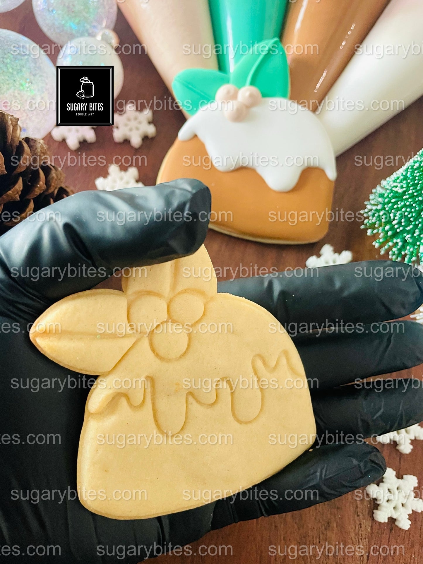 Winter Cookie Kit, Christmas Cookie Decorating Kit – DIY Holiday Sugar Cookies, (Large Cookies) ***INCLUDES 25 ITEMS*** With 5 Icing Bags & 3 Deluxe Sprinkle!!