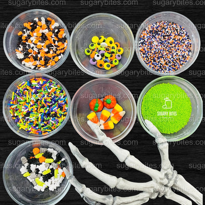 Halloween Haunted House Cookie Kit, (Large Cookies), ***INCLUDES 42 ITEMS***With 5 Icing Bags & 21 different Deluxe Sprinkles and more…