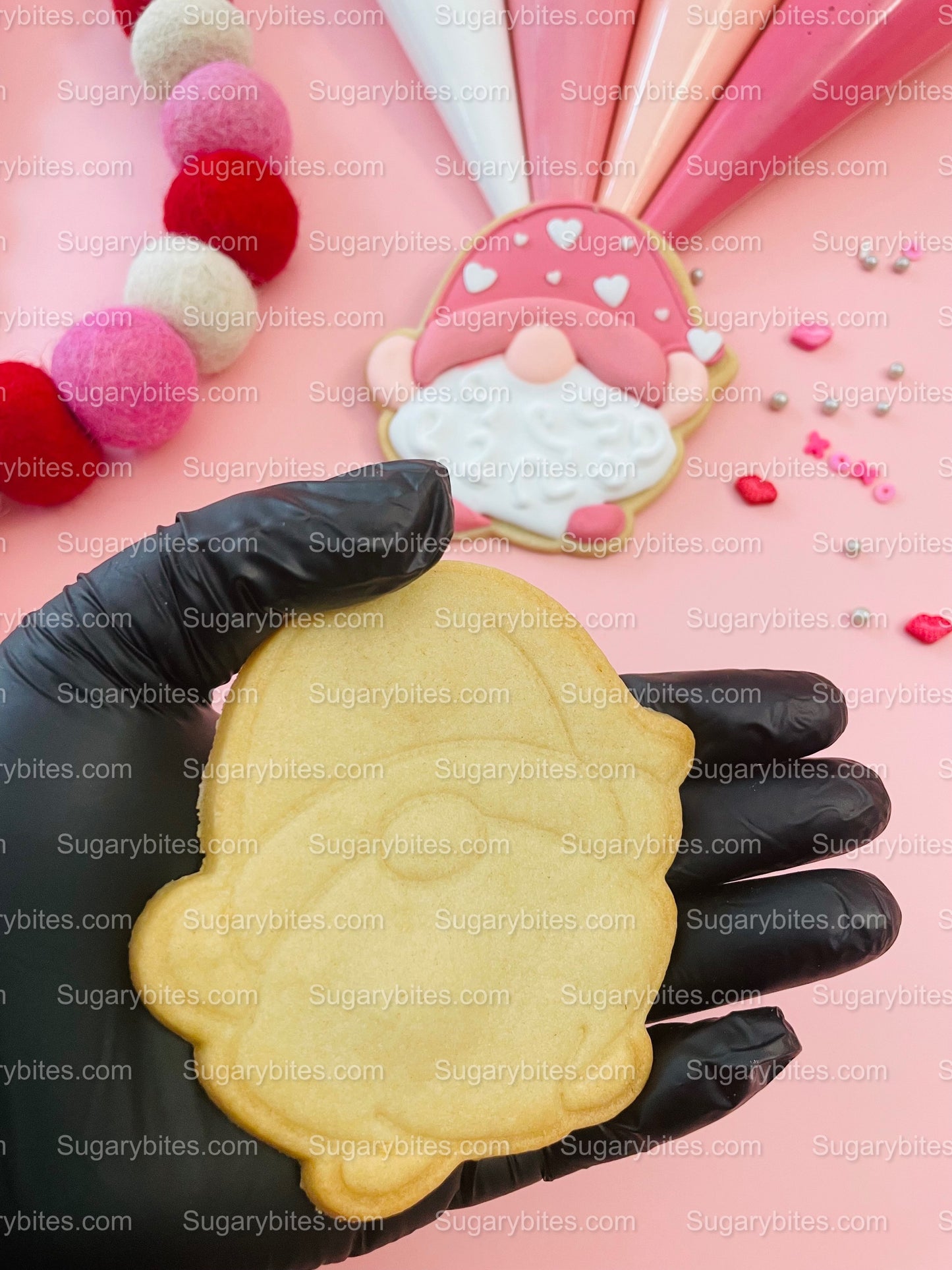 Valentine’s Day Cookie Decorating Kit, Heart DIY Cookie Kit, **INCLUDES 24 ITEMS** (Large Cookies), Deluxe Sprinkles Included!!!