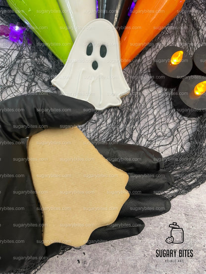 Halloween Cookie Decorating Kit, DIY Cookie Kit, (Large Cookies) ***INCLUDES 24 ITEMS*** With 4 Icing Bags & 3 Deluxe Sprinkle!!