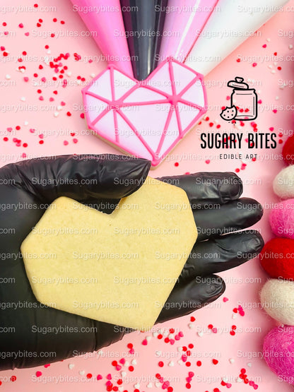 Valentines Cookie Decorating Kit, Heart DIY Cookie Kit, **INCLUDES 24 ITEMS** (Large Cookies), Deluxe Sprinkles Included!!!