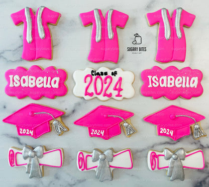 Graduation Cookies, Graduation Party, (Large Cookies), includes 12 decorated cookies!!