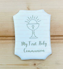 Load image into Gallery viewer, Baptism, Christening, Communion Cookies, First Communion, Custom First Communion, Communion Cookies (12 Decorated Cookies)
