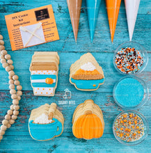 Load image into Gallery viewer, Fall Cookie Decorating Kit, Thanksgiving DIY Cookie Kit, (Large Cookies) ***INCLUDES 24 ITEMS*** With 4 Icing Bags &amp; 3 Deluxe Sprinkle!!
