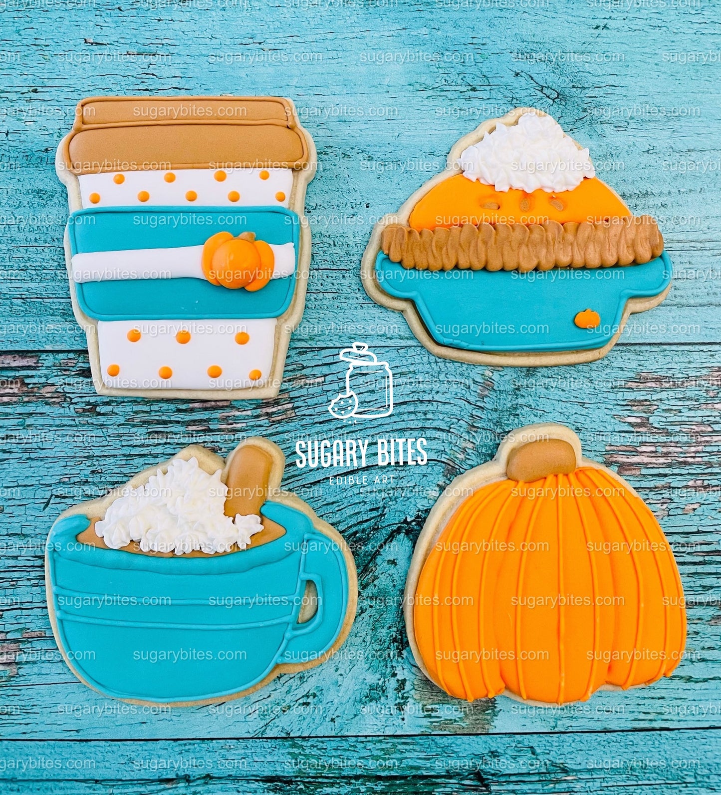 Fall Cookie Decorating Kit, Thanksgiving DIY Cookie Kit, (Large Cookies) ***INCLUDES 24 ITEMS*** With 4 Icing Bags & 3 Deluxe Sprinkle!!