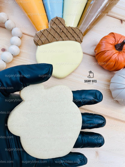 Thanksgiving Cookie Decorating Kit, ***INCLUDES 24 ITEMS*** Zoom Party Favors, Assorted Shaped Cookie Kit, (Large Cookies)