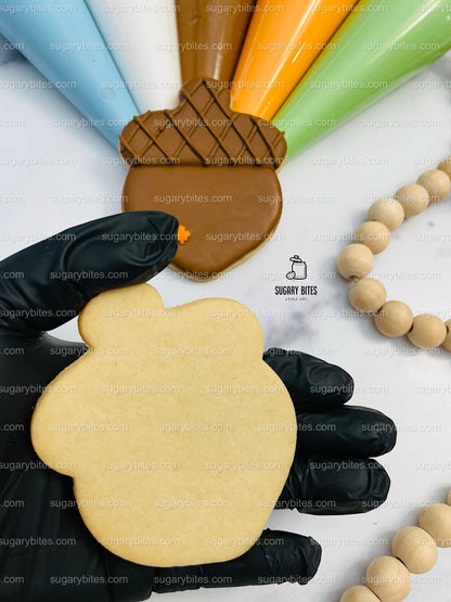 Fall Cookie Decorating Kit, Thanksgiving DIY cookie kit **INCLUDES 24 ITEMS** Zoom Party Favors, Assorted Shaped Cookie Kit, (Large Cookies)