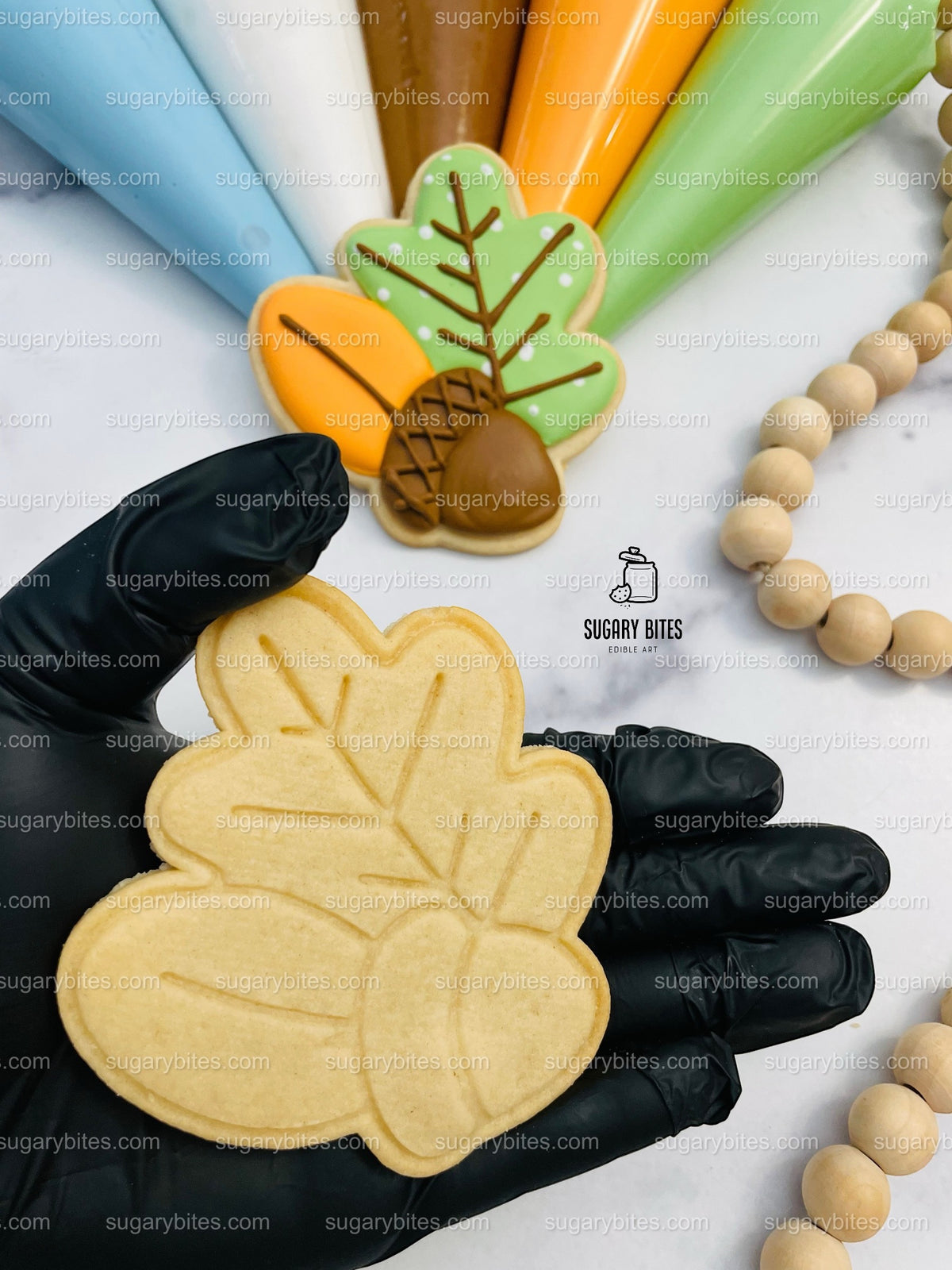 Fall Cookie Decorating Kit, Thanksgiving DIY cookie kit **INCLUDES 24 ITEMS** Zoom Party Favors, Assorted Shaped Cookie Kit, (Large Cookies)