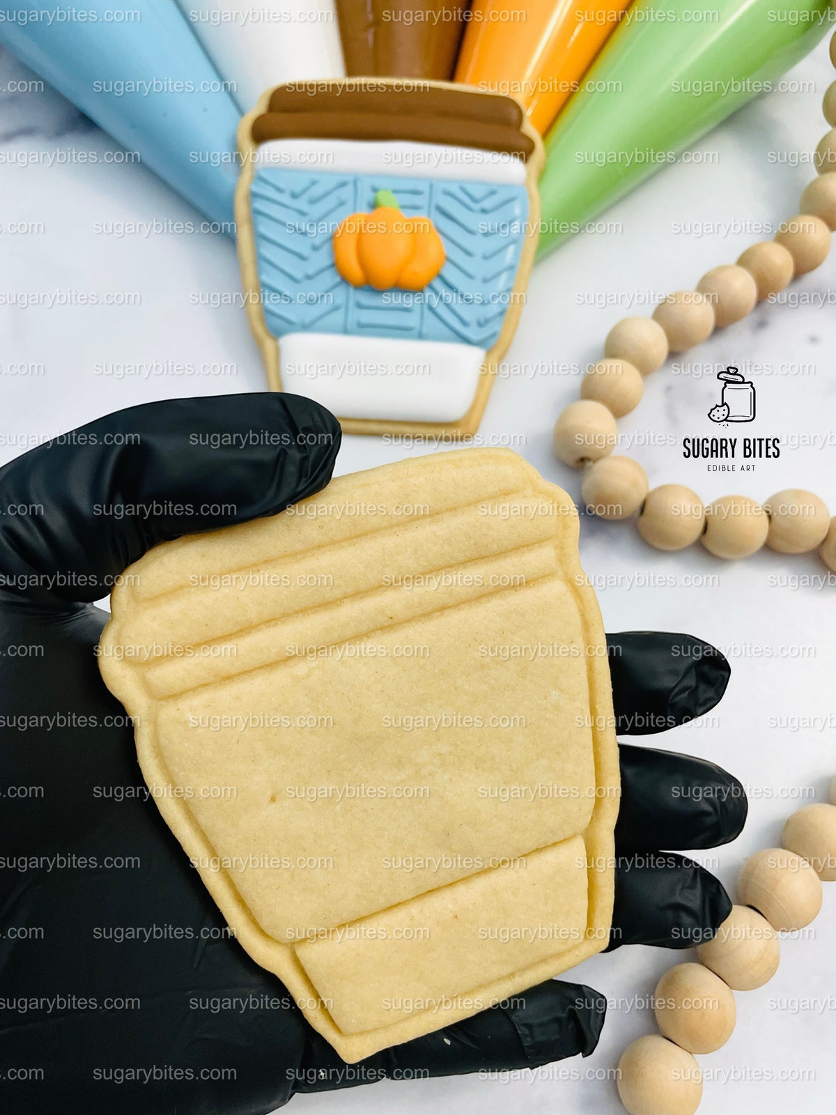 Fall Cookie Decorating Kit, Thanksgiving DIY cookie kit **INCLUDES 24 ITEMS** Zoom Party Favors, Assorted Shaped Cookie Kit, (Large Cookies)