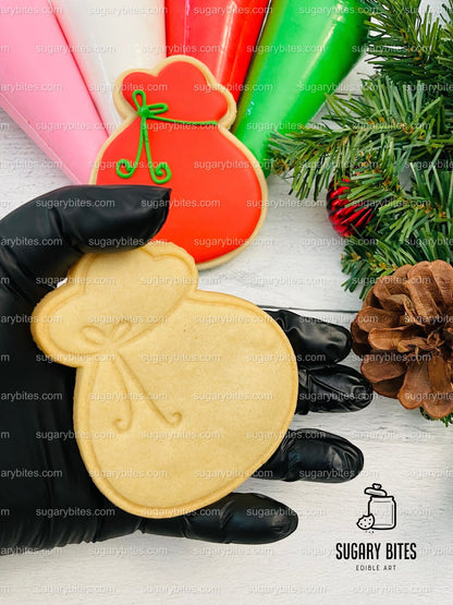 Winter Cookie Decorating Kit, Christmas DIY Cookie Kit, (Large Cookies) ***INCLUDES 24 ITEMS*** With 4 Icing Bags & 3 Deluxe Sprinkle!!!