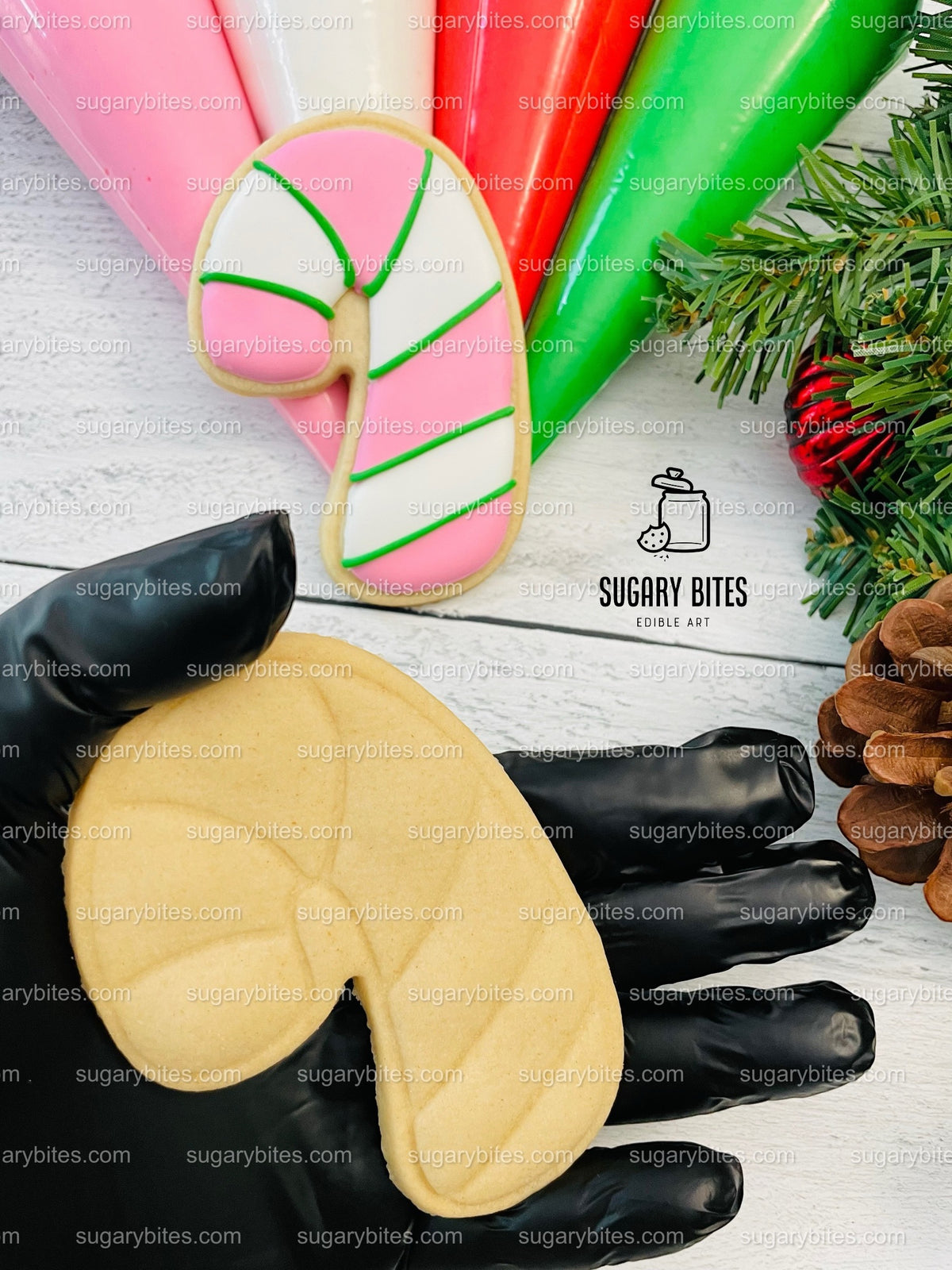 Winter Cookie Decorating Kit, Christmas DIY Cookie Kit, (Large Cookies) ***INCLUDES 24 ITEMS*** With 4 Icing Bags & 3 Deluxe Sprinkle!!!