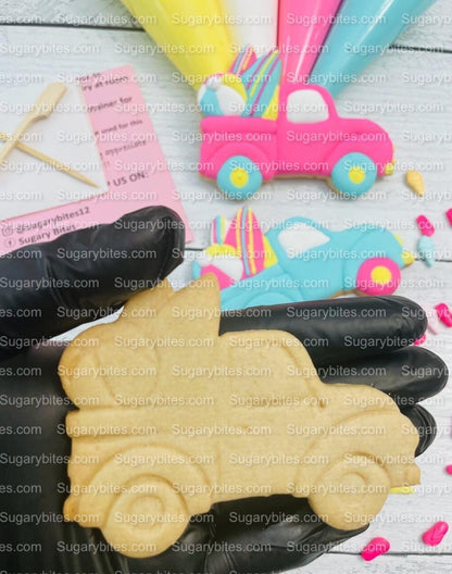 Pink Cookie Decorating Kit, Doll DIY Sugar Cookie Decorating Kit, **INCLUDES 24 ITEMS**, (Large Cookies)!