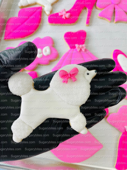 Pink Cookies, Party Favors, (Large Decorated Cookies), includes 14 decorated cookies!