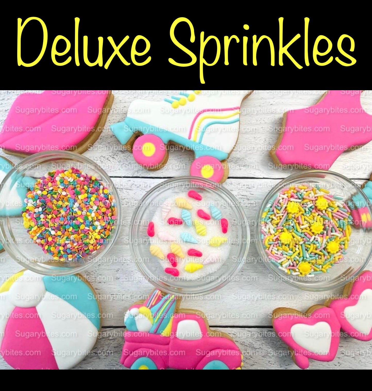 Pink Cookie Decorating Kit, Doll DIY Sugar Cookie Decorating Kit, **INCLUDES 24 ITEMS**, (Large Cookies)!